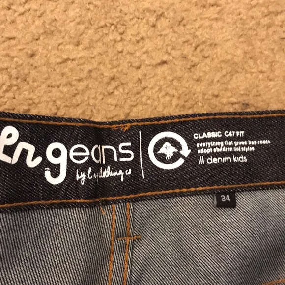 LRG denim jeans dark wash 34x32 great condition classic fit - Picture 6 of 7